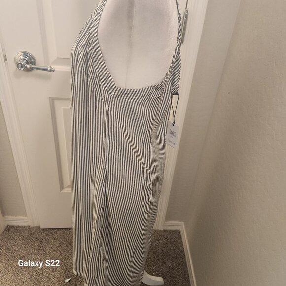7 For All Mankind Striped Gray Dress - Picture 5 of 12